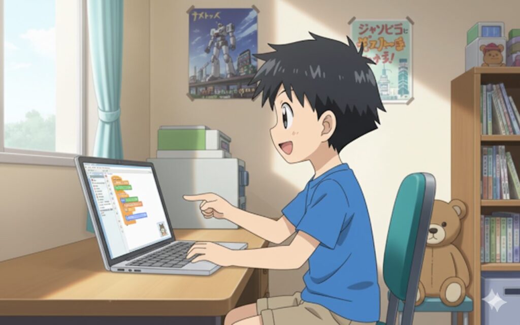 Scratchでコーディング